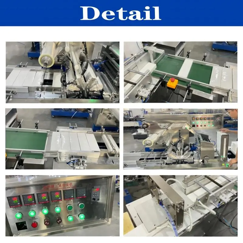 Automatic Soap Chocolate Perfume Film Overwrapping Packaging Cellophane Wrapping Machine