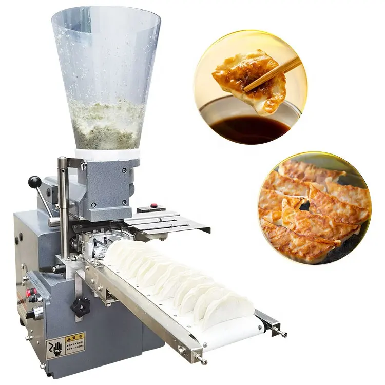 Yüksek verimli japon Gyoza Maker makinesi Gyoza hamur yapma makinesi masa üstü yarı otomatik çin hamur makinesi