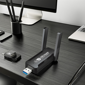 HK-HHT USB3.0อะแดปเตอร์เชื่อมต่อความเร็วสูงแบบมีสาย2.4G + 5g 1300Mbps คอมพิวเตอร์แล็ปท็อปการ์ด LAN ใหม่พร้อมไดรเวอร์ตัวรับสัญญาณ WIFI ฟรี