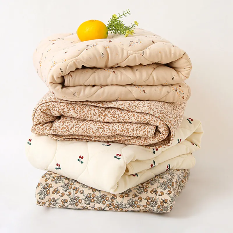 Newborn cotton blankets Organic baby clothes Eco-friendly baby blanket baby Quilt Bedding Blankets