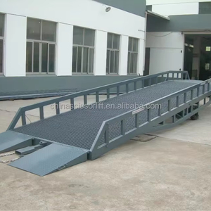 Rampa de muelle de carga de contenedor móvil hidráulico Altura de elevación Rampa de 1,7 m Plataforma de elevación de patio de descarga con carga 4T-10t