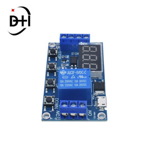 Modulo relè 6-30V interruttore Trigger Time Delay Circuit Timer Cycle Trigger regolabile OFF / ON Switch ciclo di temporizzazione per Arduino