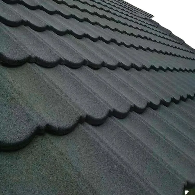 Harpesquise telhas da áfrica do sul/pedra colorida granéis folha de alumínio do telhado do zinco