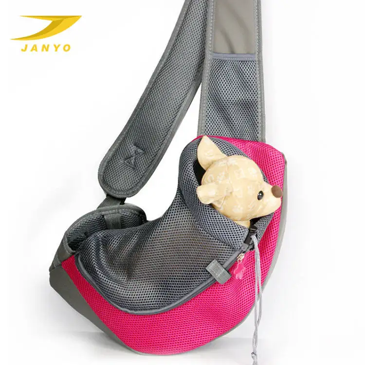 Venta al por mayor personalizado nueva llegada pequeño portador de mascotas Sling Bag manos libres perro llevar bolsa de mano