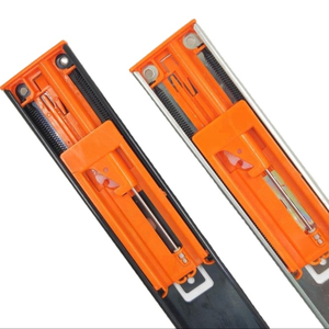 Corredor de guía de cajón de Metal, riel deslizante telescópico de extensión completa, Tobogán de cajón de cierre suave para cajón - Product Image 1