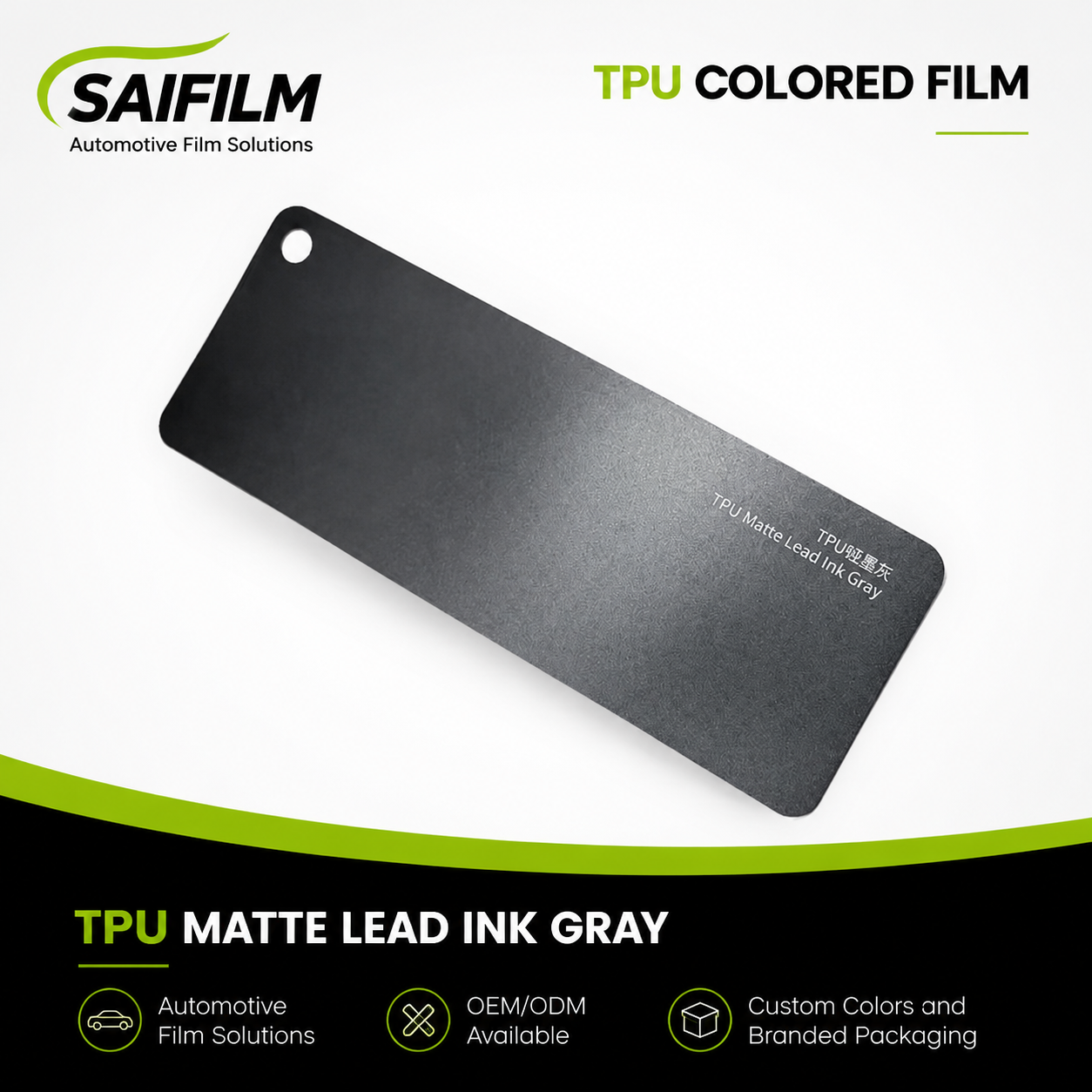 TPU mate gris tinta plomo