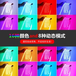 100米发光二极管rvb ip65无线遥控DMX克里斯马斯防水柔性DMX 110V 220V RGB条形灯 - Product Image 3