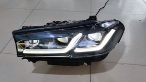 BMW 5 serisi için uygun G30 G38 eski Model yükseltilmiş yeni araba aydınlatma sistemi LED farlar siyah tak ve çalıştır - Product Image 6