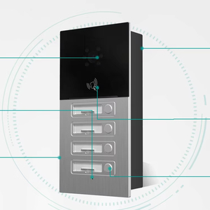 4 <strong>Button</strong> Apartment Video Door Phone Entrance Tuya Smart App Video <strong>Intercom</strong> <strong>System</strong> - Product Image 1