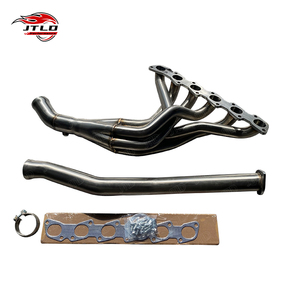 JTLD 304SS排気ヘッダーシステムダウンパイプマニホールド付き日産パトロールTB48ヘッダーロングチューブパイプ付き