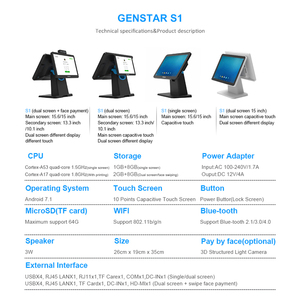 15.6 Inch <strong>Touch</strong> Screen <strong>Android</strong> <strong>Pos</strong> Terminal /<strong>pos</strong> System/cash Register - Product Image 4