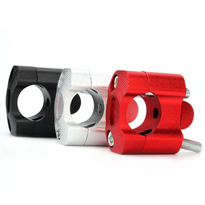 CNC <strong>PRO</strong> <strong>Taper</strong> Handlebar Rising Clamp Kit for Scooter &amp; Dirt Bike Motorcycle Spare Parts with Comfortable Step <strong>Bar</strong> Design - Product Image 1
