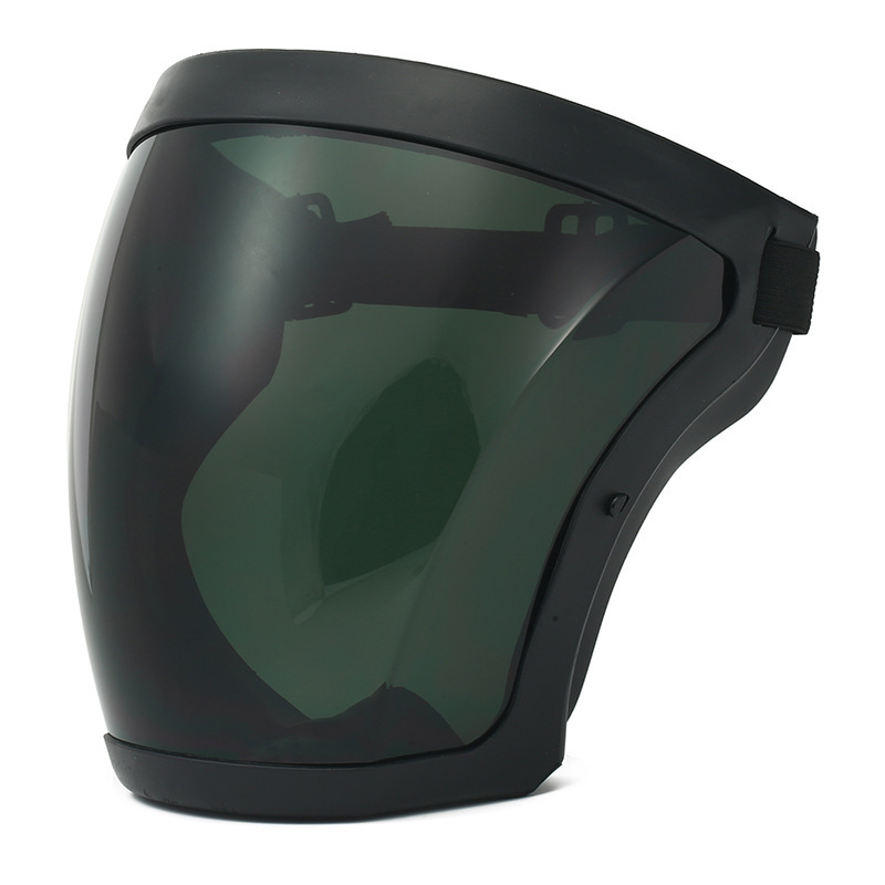 Black frame dark green lenses