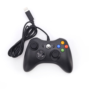 360 Gamepad con cable USB Joystick Game Controller Double Shock para XBOX360 Game Console PC Computer Gamepad Controller al por mayor