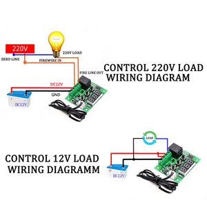 DC 12V W1209 Mini Thermostat Waterproof Incubation <strong>Temperature</strong> <strong>Controller</strong> Switch Outdoor Hygrometer Use Customizable ODM - Product Image 5