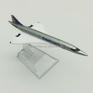 Diecast Plane Model <strong>Concorde</strong> American 16CM Metal Aircraft Models 1:400 with Stand for the Plane Vehicle <strong>Toys</strong> - Product Image 5