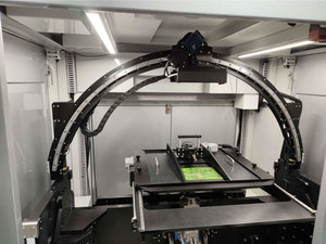เครื่องตรวจสอบรังสีเอกซ์อุปกรณ์อิเล็กทรอนิกส์ระบบทดสอบ PCB แบบอินไลน์3D