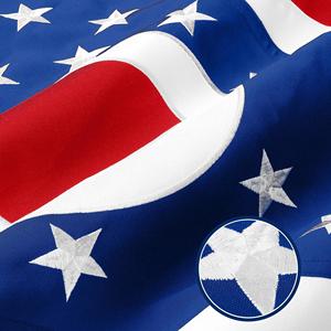 UD2 for G128 5 Pack <strong>Ohio</strong> OH for State Flag Custom 1x1.5 Ft StormFlyer Series Embroidered 220GSM Spun Polyester Design - Product Image 2