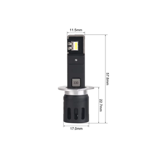 5000LM ไฟหน้า LED H1ชุดหลอดไฟ LED 2ชิ้นชุดแปลง H1ความสว่างสูง - Product Image 6