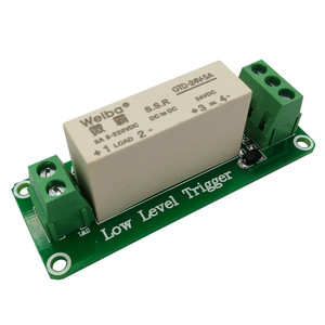 1/2/4/8-Wege-Halbleiterrelaismodul Low-Level-Trigger DC-Steuerung DC-Ein phasen gerät Elektrisches Relais Festkörper 5A - Product Image 4