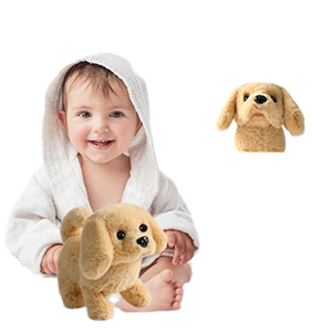 Dog Stuffed Animal <strong>Toy</strong> for Kids Super Soft Plush Sounds Walks Shakes Tail PP Cotton Filled Mesh for Stress Relief - Product Image 3