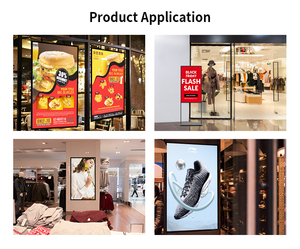 Precio de fábrica Pantalla LCD de 43 pulgadas Android Alto brillo Full HD Publicidad Pantalla de video Ventana ultra delgada Señalización digital - Product Image 6
