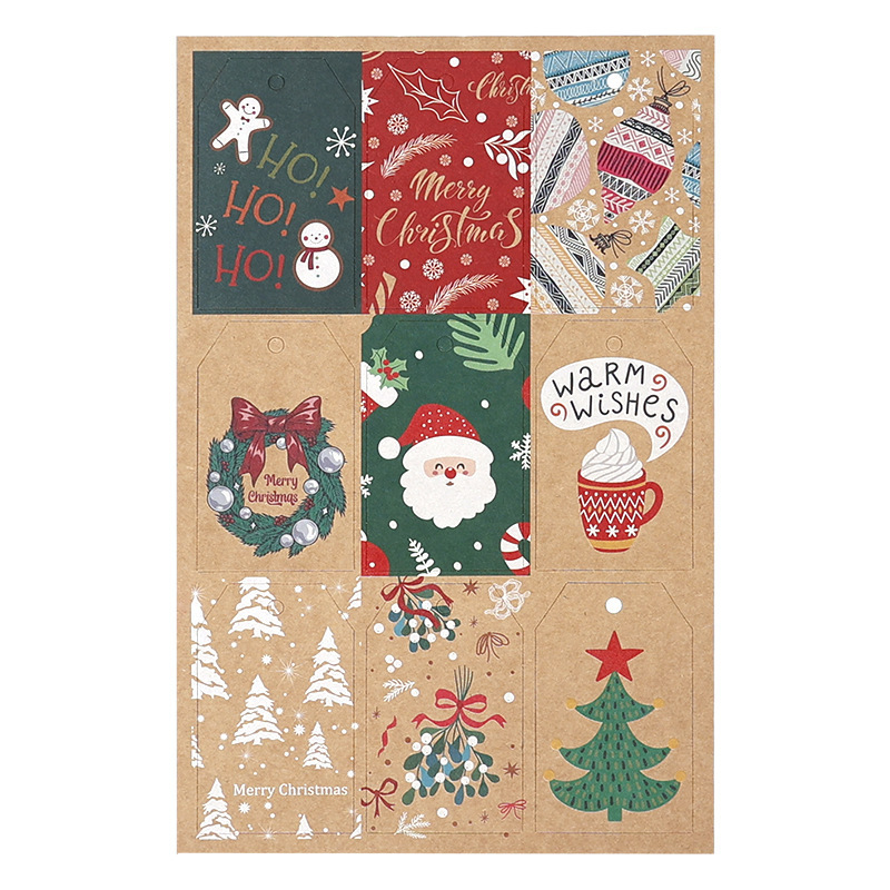 Cartes de Noël à suspendre