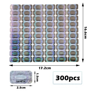 Etiqueta de holograma de seguridad de número de serie raspable personalizada Etiqueta holográfica 3D de código QR con sistema de verificación de seguridad. - Product Image 5
