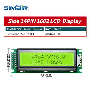 Lcd1602 LCD-Modul LCD 1602 Display IIC serielle Bildschirm box mit hoch auflösendem DuPont-Kabel-Industrie bildschirm - Product Image 2