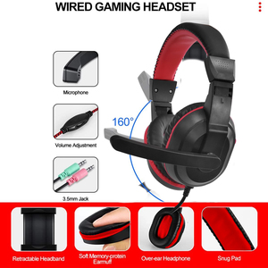 Backlit Wired 4-<strong>in</strong>-1 Teclados Gaming Rgb <strong>Keyboard</strong> and Mouse Headset Mouse Pad Combo Mechanical Style USB Connect for <strong>Computer</strong> - Product Image 2