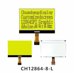 2,8-Zoll-12864 LCD-Display CH12864-8-L ST7567-Chip für Arduino-kompatiblen parallelen seriellen I2C-Monochrom-COG-Grafikbildschirm