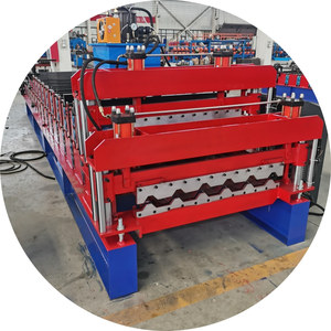 Đôi tấm Tường <span class=keywords><strong>Jupiter</strong></span> sóng kim loại tấm mái cuộn tạo thành máy - Product Image 1