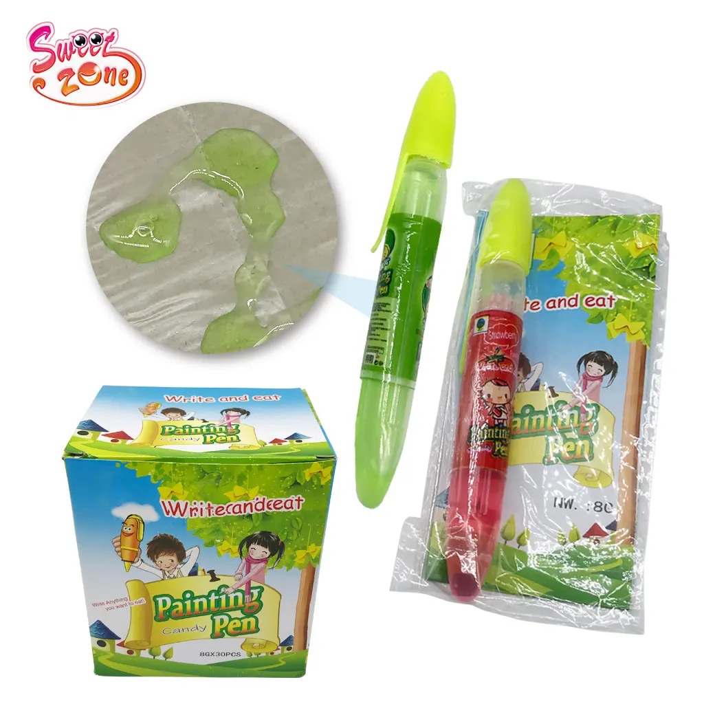 DIY Painting Pen Jelly Jam Liquid Candy With Rice Paper