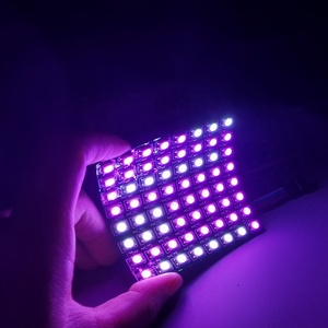 DC5V WS2812B цифровая RGB гибкая жесткая панель FR4 светодиодная матричная панель света 8x8 16x16 8x32 индивидуального размера - Product Image 3