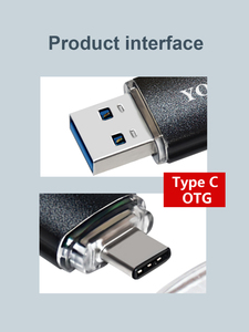 לוגו מותאם אישית מתכת 2 ב-1 otg כונני פלאש usb סוג c כרטיס זיכרון מקל כונן usb 3.0 דיסק מפתח עט כונן 16gb 32gb 64gb 128gb