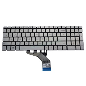 US Laptop <strong>Keyboard</strong> for HP Pavilion 15-DA 15-DB 15T-DA 15T-DB Silver Notebook <strong>Keyboard</strong> Without Backlit - Product Image 1