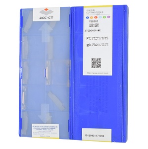 ZCC ZTGD0404-MG <strong>Turning</strong> <strong>Threading</strong> <strong>Tools</strong> <strong>Inserts</strong> for Processing Steel and Stainless Steel ZTGD 10pcs/box - Product Image 1