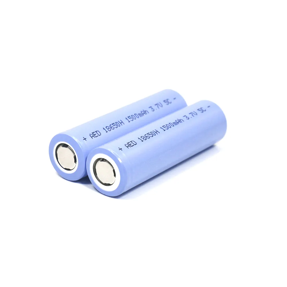 1500mah 세포 5C 방전 리튬 배터리 18650 3.7v 충전식 배터리