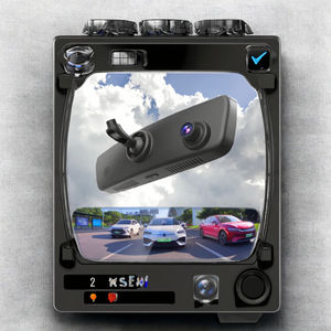 4k डुअल लेंस रियरव्यू मिरर कैमरा डैश कैम स्ट्रीमिंग मीडिया 170 डिग्री वाइड एंगल जी-सेंसर ऐप कंट्रोल पार्किंग मॉनिटर - Product Image 3