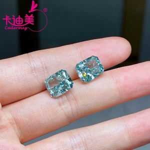 立方氧化锆松散石8A优质矩形立方氧化锆石透明冰切合成立方氧化锆 - Product Image 1