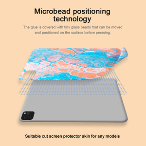高档120X180mm手机闪光贴纸<span class=keywords><strong>led</strong></span>后盖皮膜材料原材料用于手机水凝胶机