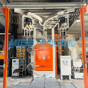 High Production Efficiency Hanging Shot <strong>Blasting</strong> Machine High Performance Hook Type Shot <strong>Blasting</strong> Machine