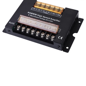 PWM сигнал затемнения DC5V-24V Профессиональный высокоскоростной большой усилитель мощности 4CH RGBW усилитель для RGBW световые полосы - Product Image 5