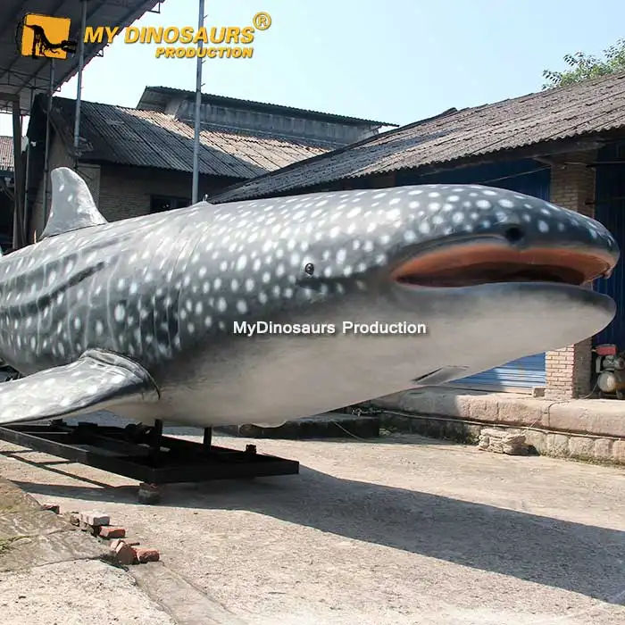 My Dino XJ196-Animal de mar animatrónico, tiburón ballena de tamaño Real