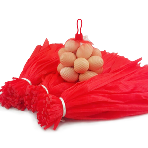 Sacchetti di rete tubolari in rete resistente elastica resistente in Pe Pp personalizzati in fabbrica che imballano i giocattoli delle uova della verdura della frutta - Product Image 2