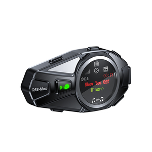 Half helmet <strong>intercom</strong> FM <strong>radio</strong> motorcycle helmet communication <strong>systems</strong> bluetooth headset for bicycle - Product Image 1