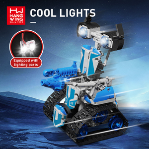 520PCS Dual-Mode-Fernbedienung Programmierung Star-Jagd Mecha Roboter Bausteine setzt Kinder DIY montiert pädagogische RC-Spielzeug - Product Image 3