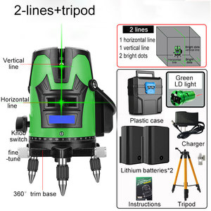 Ufit 2 lines 360セルフレベリングレーザーレベルスピリットレベルレーザー付き - Product Image 5