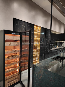 Modern Cigar Display Humidor with Precise Temperature and <strong>Humidity</strong> Control Smart Lacquer Finish Cabinet - Product Image 5