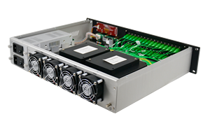 <strong>Optical</strong> fiber amplifier EDFA built in WDM 2U 1500nm CATV 8/16/32/64 port ranges from +16dBm to +23dBm <strong>output</strong> - Product Image 4